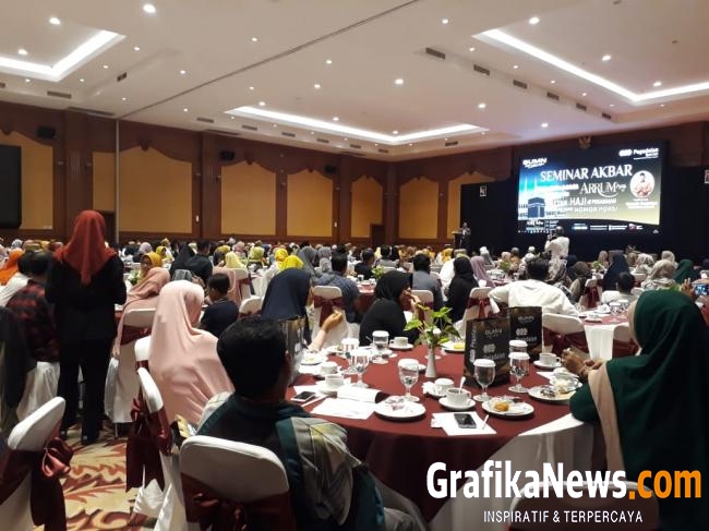 Seminar Akbar Arrum Haji di Hotel Lombok Raya yang diselenggarakan Pegadaian Syariah